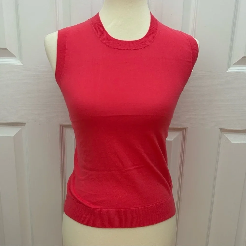 J. CREW Sleeveless Fine Knit Sweater Vest